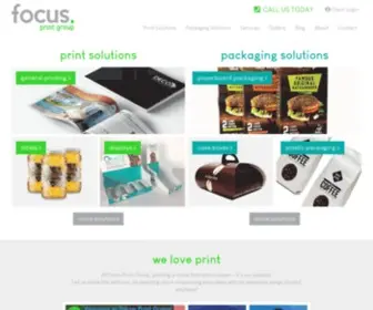 Focusprintgroup.com.au(Printing Company) Screenshot