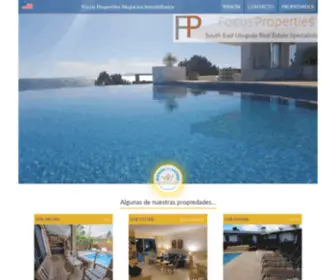 Focusproperties.com.uy(Focus Properties negocios inmobiliarios Punta del Este) Screenshot