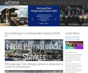 Focuspsychservices.com(Focus Psychological Services Enhancing Public Safety Wellness) Screenshot