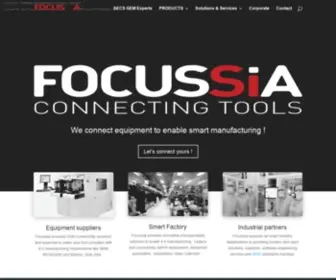 Focussia.com(Connectivity solutions for semiconductor equipment) Screenshot