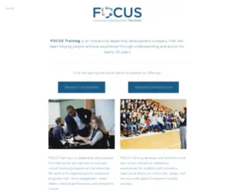 Focustraining.com(FOCUS Training Inc) Screenshot