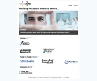 Focuszone.com(Serving the Learning Technologies Industry with Focused Community) Screenshot