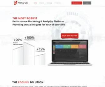 Focuus.com(Performance Marketing Tracking & Analytics Platform) Screenshot