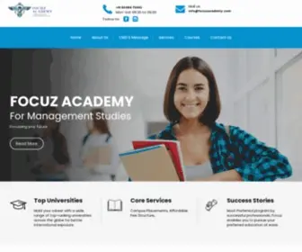 Focuzacademy.com(Distance MBA BBA Center Kochi) Screenshot