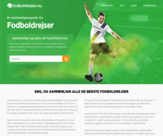 Fodboldrejse.nu(Sammenlign fodboldrejser og billetter) Screenshot