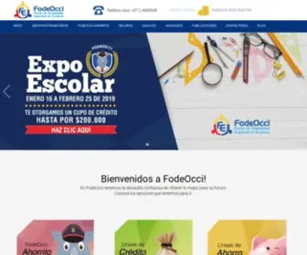 Fodeocci.com.co(Fondo de Empleados de Occidente Seguridad) Screenshot