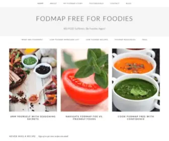 Fodmapfree.com(FODMAP Free for Foodies) Screenshot