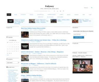 Fodyssey.com(Food, Lifestyle and Travel Blog) Screenshot