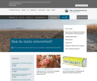 Foedevarestyrelsen.dk(Fødevarestyrelsen) Screenshot