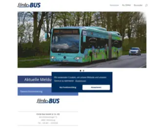 Foerde-Bus.de(Fördebus) Screenshot