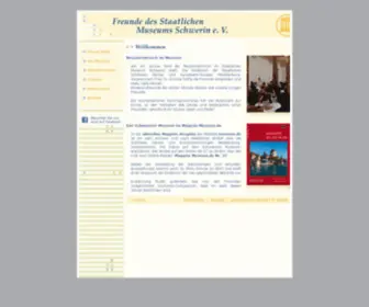 Foerderkreis-Zweckbau.de(Freunde des Staatlichen Museums Schwerin) Screenshot