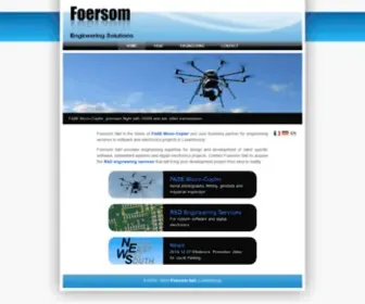 Foersom.com(Foersom Sàrl Company) Screenshot