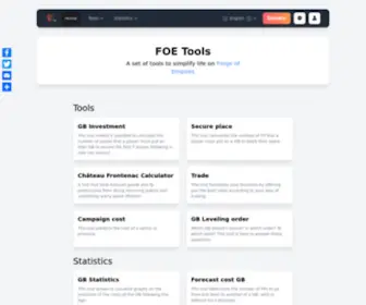 Foe.tools(Connection timed out) Screenshot