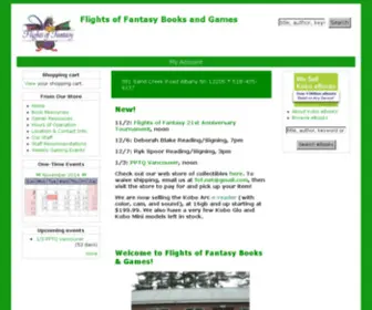 Fof.net(Flights of Fantasy Books and Games) Screenshot