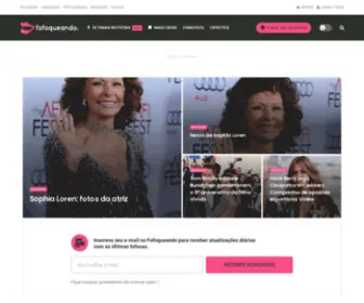 Fofoqueando.com(As melhores fofocas dos famosos e famosas do Brasil e do mundo) Screenshot