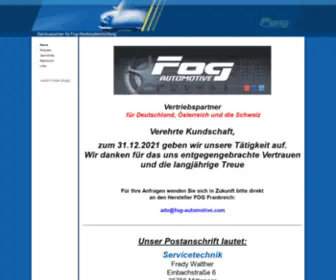 Fog-Automotive.de(Werkstattausrüstung für Profis) Screenshot