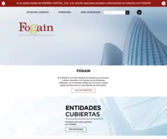 Fogain.es(Fondo de garantía de inversiones) Screenshot