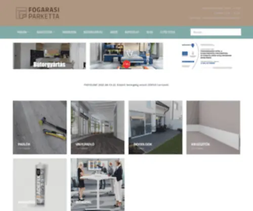 Fogarasiparketta.hu(Fogarasi Parketta Kft Budapest) Screenshot