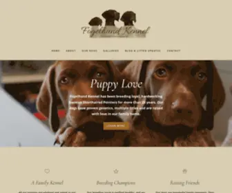 Fogelhund.com(German Shorthaired Pointer Kennel) Screenshot