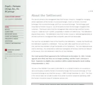 Fogelsettlement.com(Fogel v) Screenshot