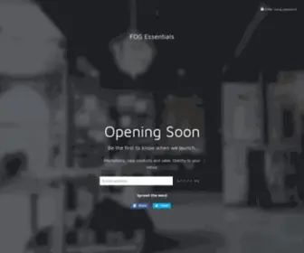 Fogessentials.com(Fogessentials) Screenshot