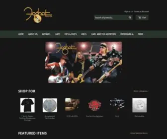 Foghat.biz(FOGHAT RECORDS STORE) Screenshot