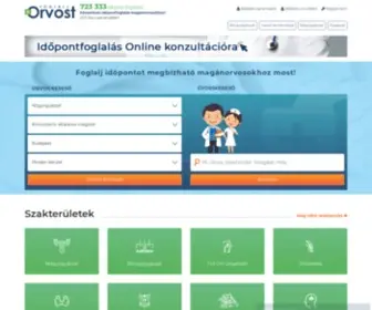 Foglaljorvost.hu(Válassz) Screenshot