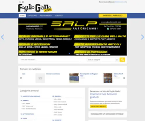 Fogliogiallo.com(Foglio Giallo) Screenshot