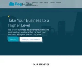 Fogpusher.com(FogPusher Digital Business Development Solutions) Screenshot