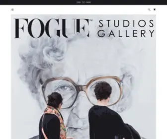 Foguestudios.com(Fogue Studios & Gallery Georgetown) Screenshot