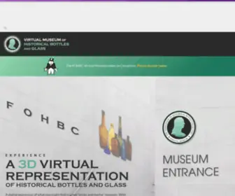FohbcVirtualmuseum.org(FOHBC Virtual Museum of Historical Bottles and Glass) Screenshot