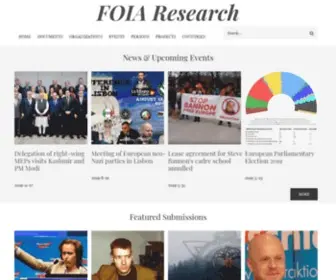 Foiaresearch.net(FOIA Research) Screenshot