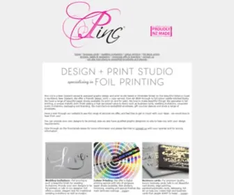 Foilprinting.co.nz(Foil Printing by Pinc) Screenshot