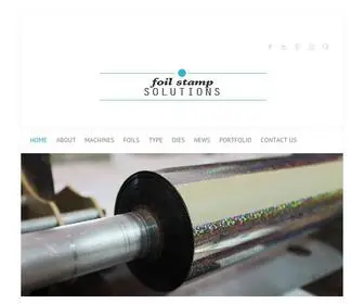 Foilstampsolutions.com(Foil Stamping Machines) Screenshot