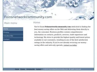 Foinsnetworkcommunity.com(Foinsnetworkcommunity) Screenshot