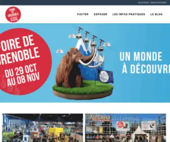 Foiredegrenoble.com(Bienvenue à la Foire de Grenoble) Screenshot