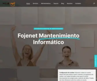 Fojenet.com(Fojenet Mantenimiento Informatico a empresas Madrid) Screenshot