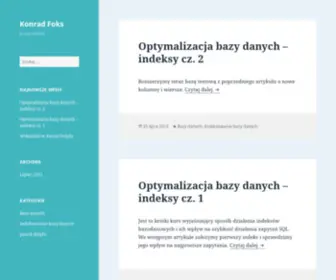 Foks.com.pl(Developer blog) Screenshot