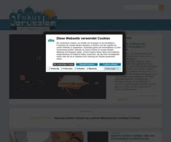 Fokus-Jerusalem.tv(Das Wichtigste aus Israel) Screenshot