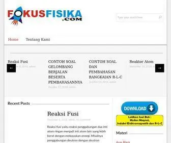 Fokusfisika.com(FOKUS FISIKA) Screenshot