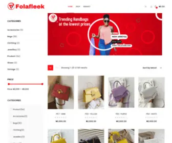 Folafleek.com(Shop) Screenshot