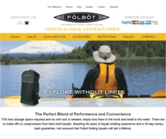 Folbot.com(Folding Kayaks & Folding Boats from Folbot) Screenshot