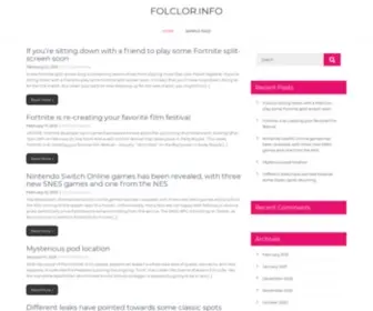 Folclor.info(Folclor info) Screenshot