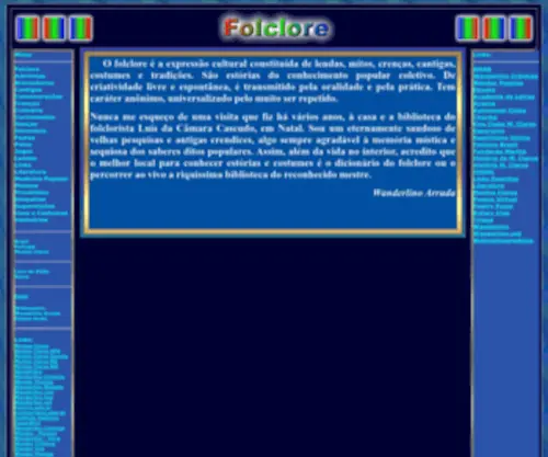 Folclore.adm.br(FOLCLORE BRASIL) Screenshot