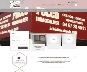 Folcoimmobilier.com(Folco Immobilier) Screenshot