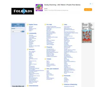 Foldads.com(Free Classified Website) Screenshot