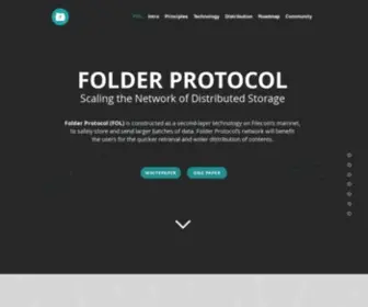 Folderlabs.io(Folder protocol) Screenshot