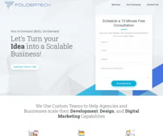 Foldertech.com(Web Development & Web Design Company in Saudi Arabia) Screenshot