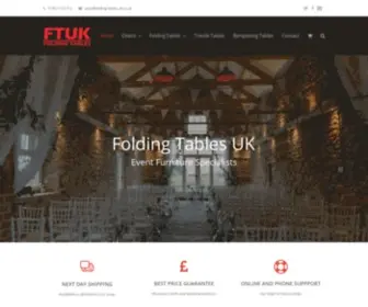 Folding-Tables-UK.co.uk(Event Furniture) Screenshot