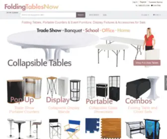 Foldingtablesnow.com(Folding Tables for Sale) Screenshot